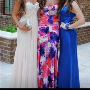 Floral prom dress